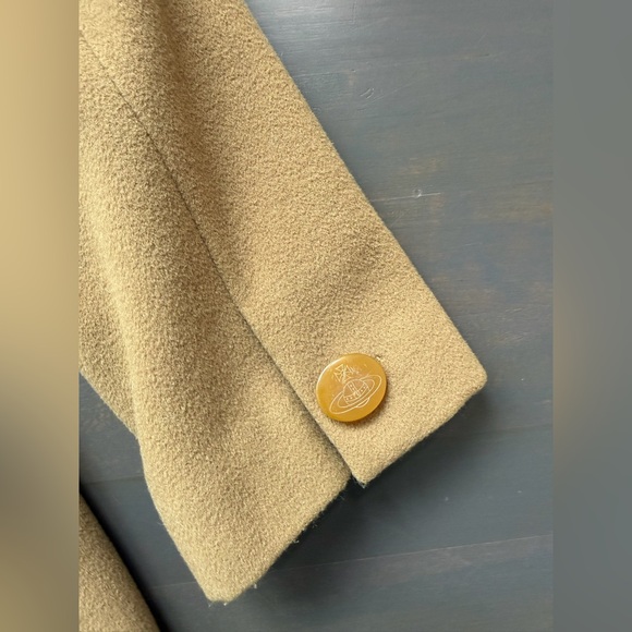 Vivienne Westwood tan beige pea coat red label size 42 - Picture 8 of 14